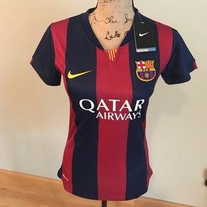 Nike Messi FC Barcelona Women Home Jersey Sz M
